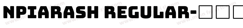 NPIArash Regular字体转换